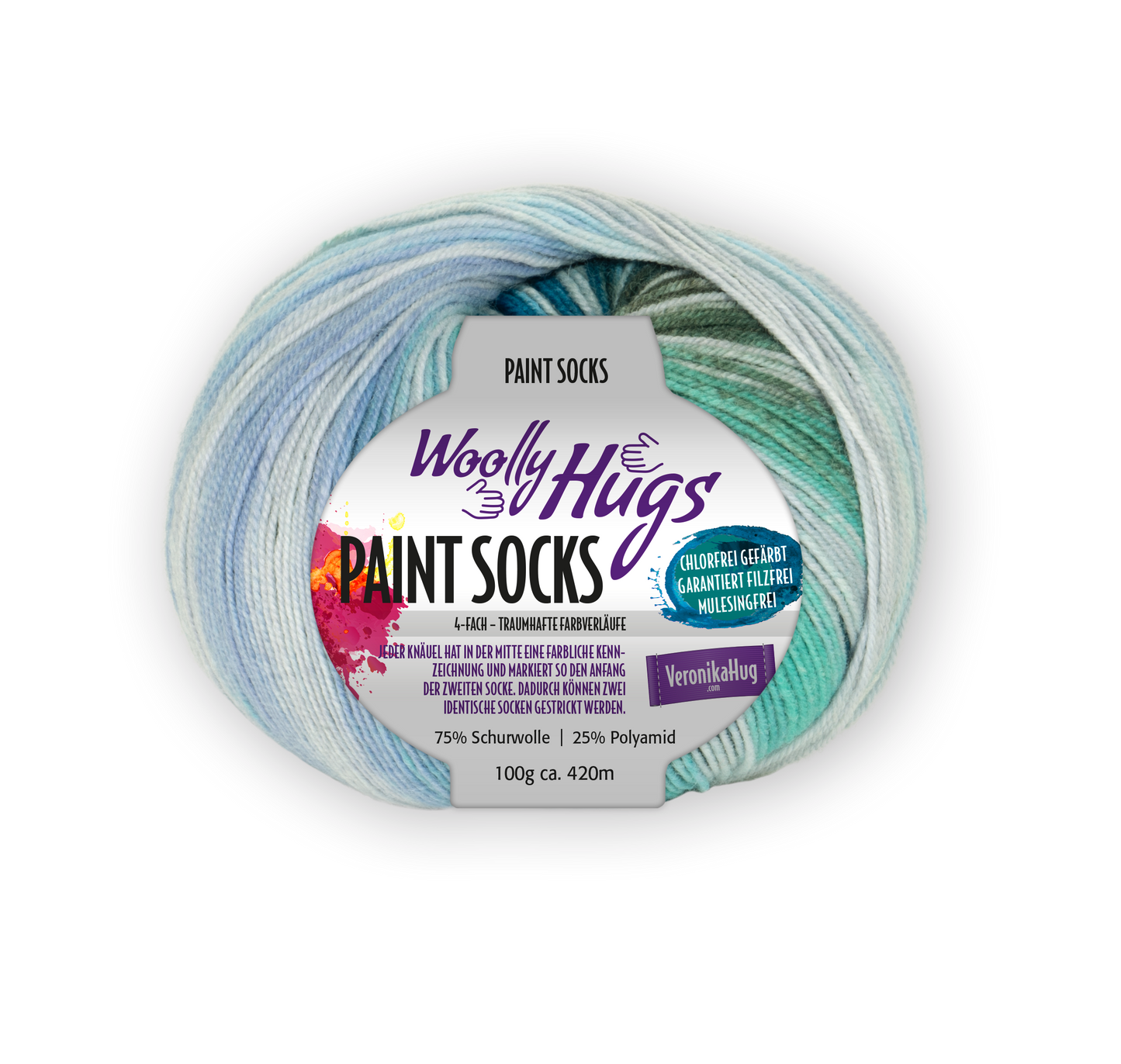 Woolly Hugs Paint Socks