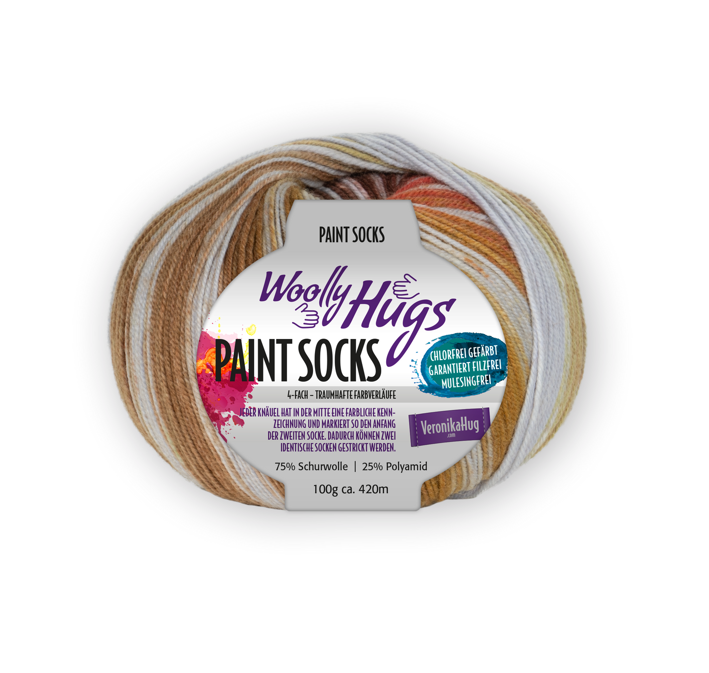 Woolly Hugs Paint Socks