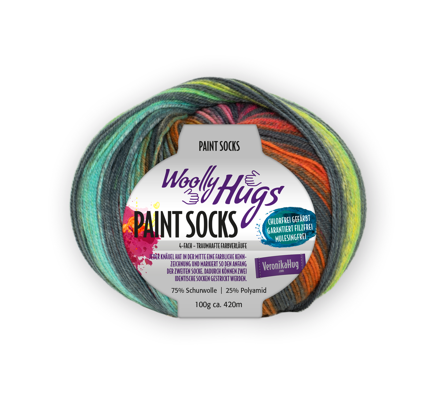 Woolly Hugs Paint Socks