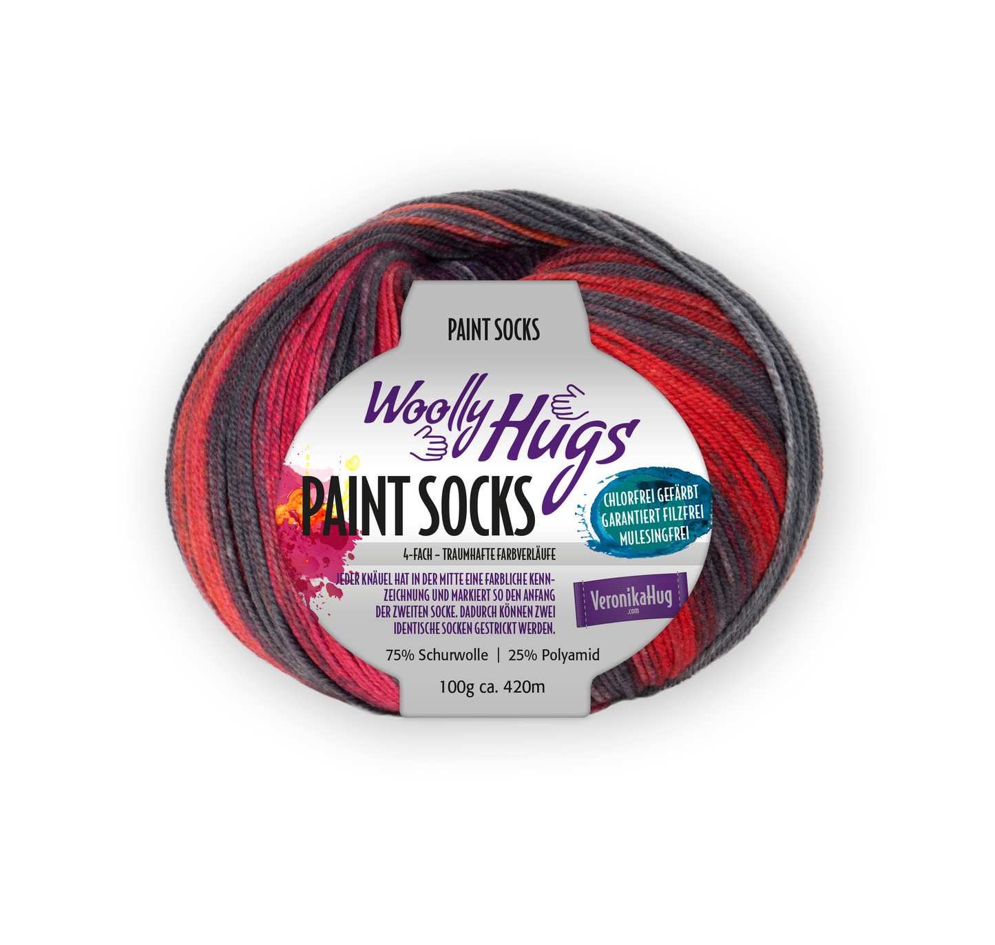 Woolly Hugs Paint Socks