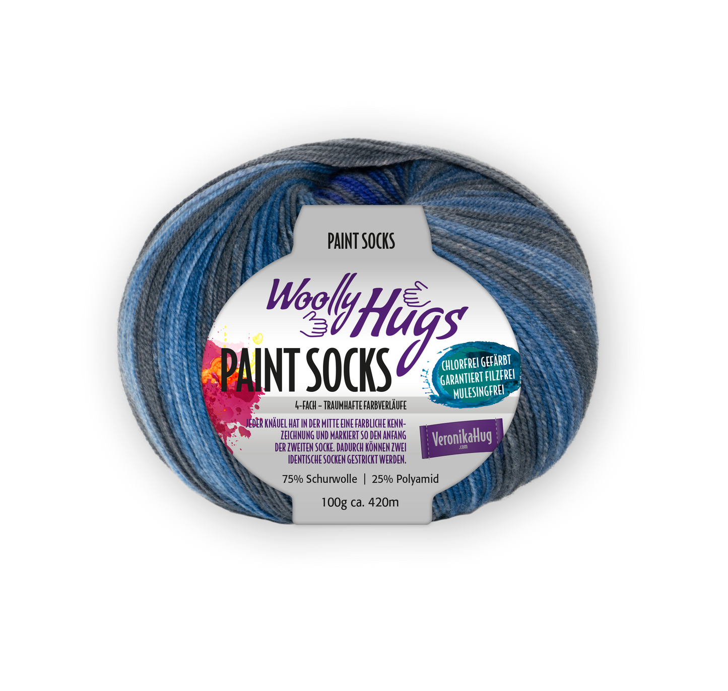 Woolly Hugs Paint Socks