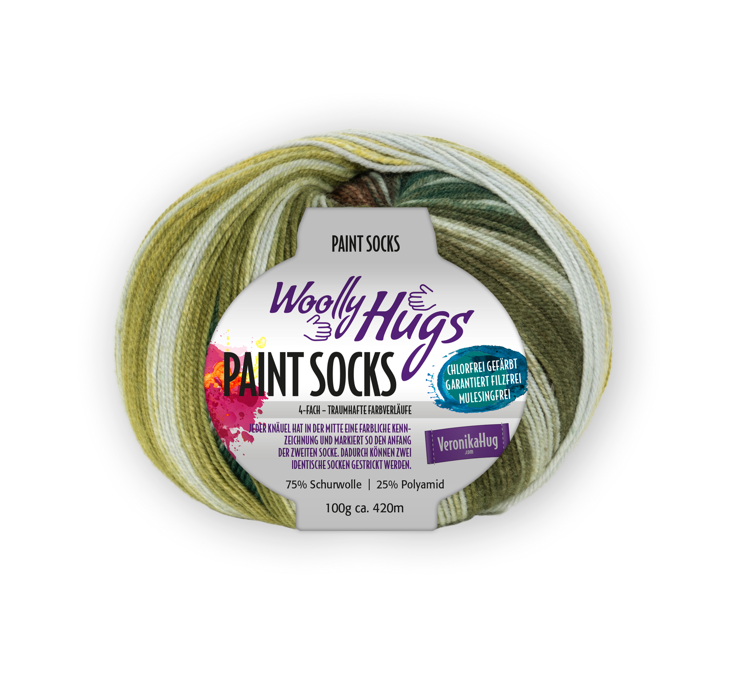 Woolly Hugs Paint Socks