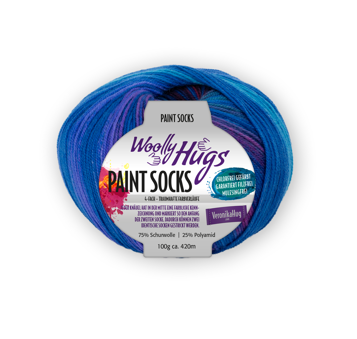 Woolly Hugs Paint Socks