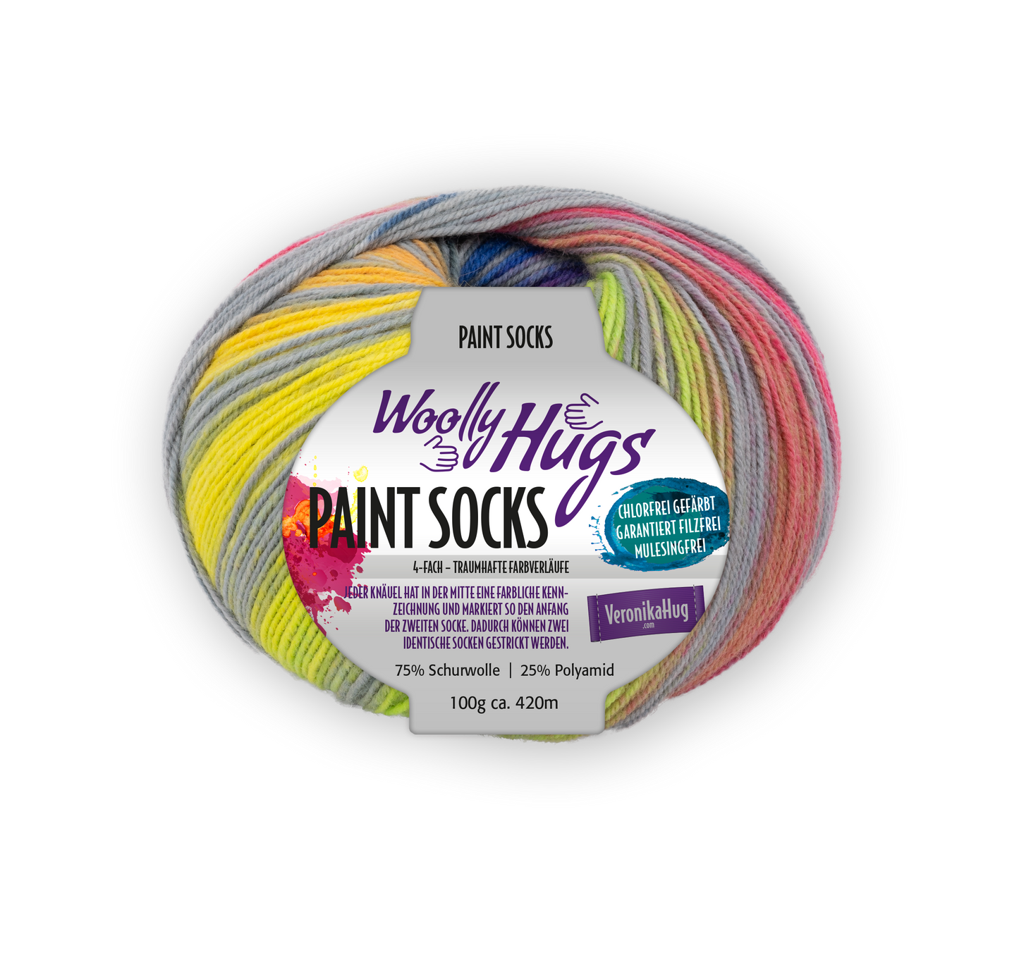 Woolly Hugs Paint Socks