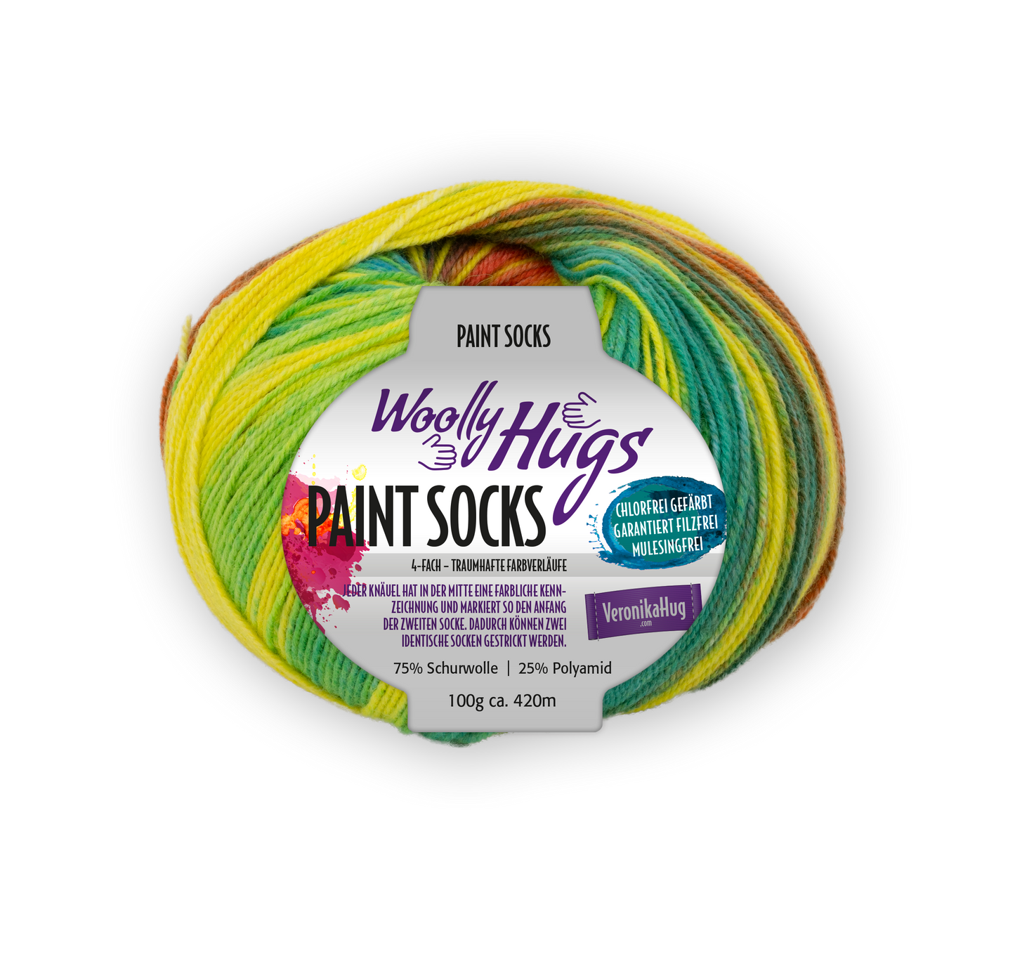 Woolly Hugs Paint Socks