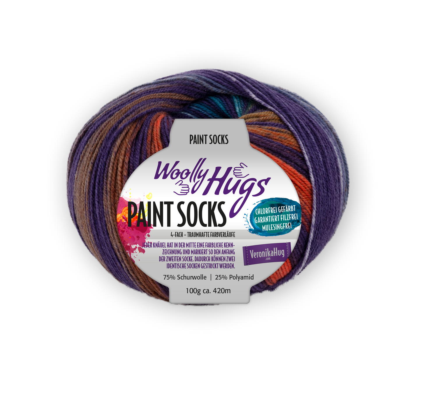 Woolly Hugs Paint Socks