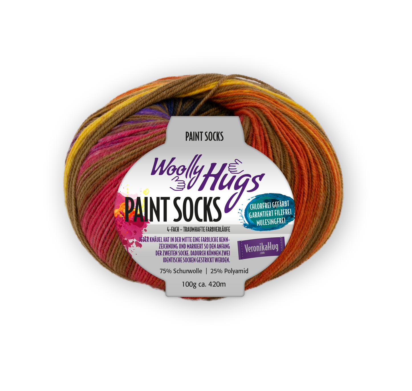 Woolly Hugs Paint Socks