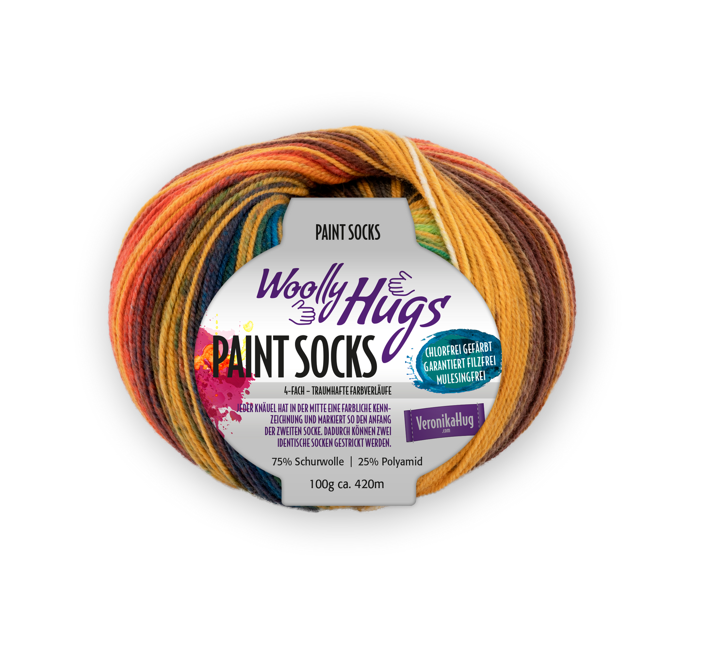 Woolly Hugs Paint Socks