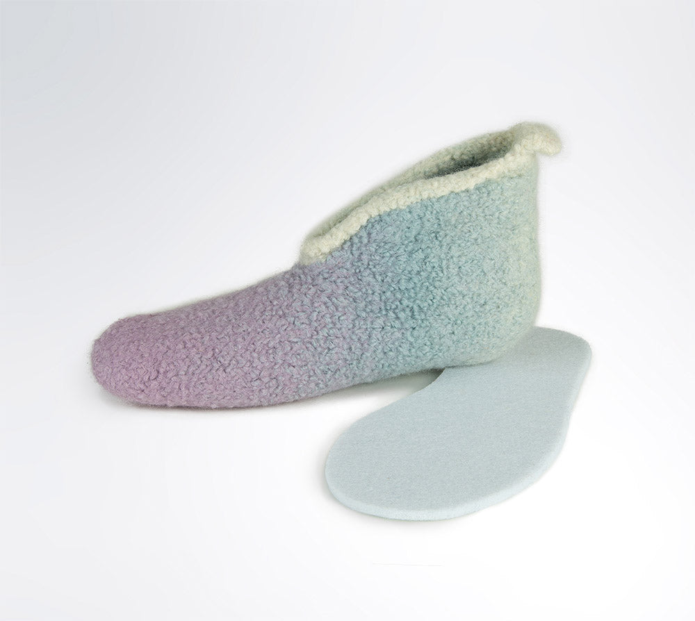 Laines du NORD Slippers Filzwolle 200 g