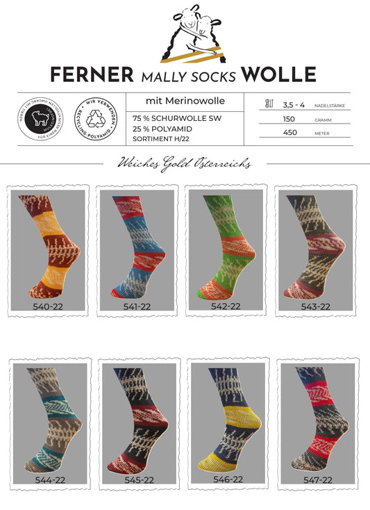 Ferner Wolle Mally Socks H/22