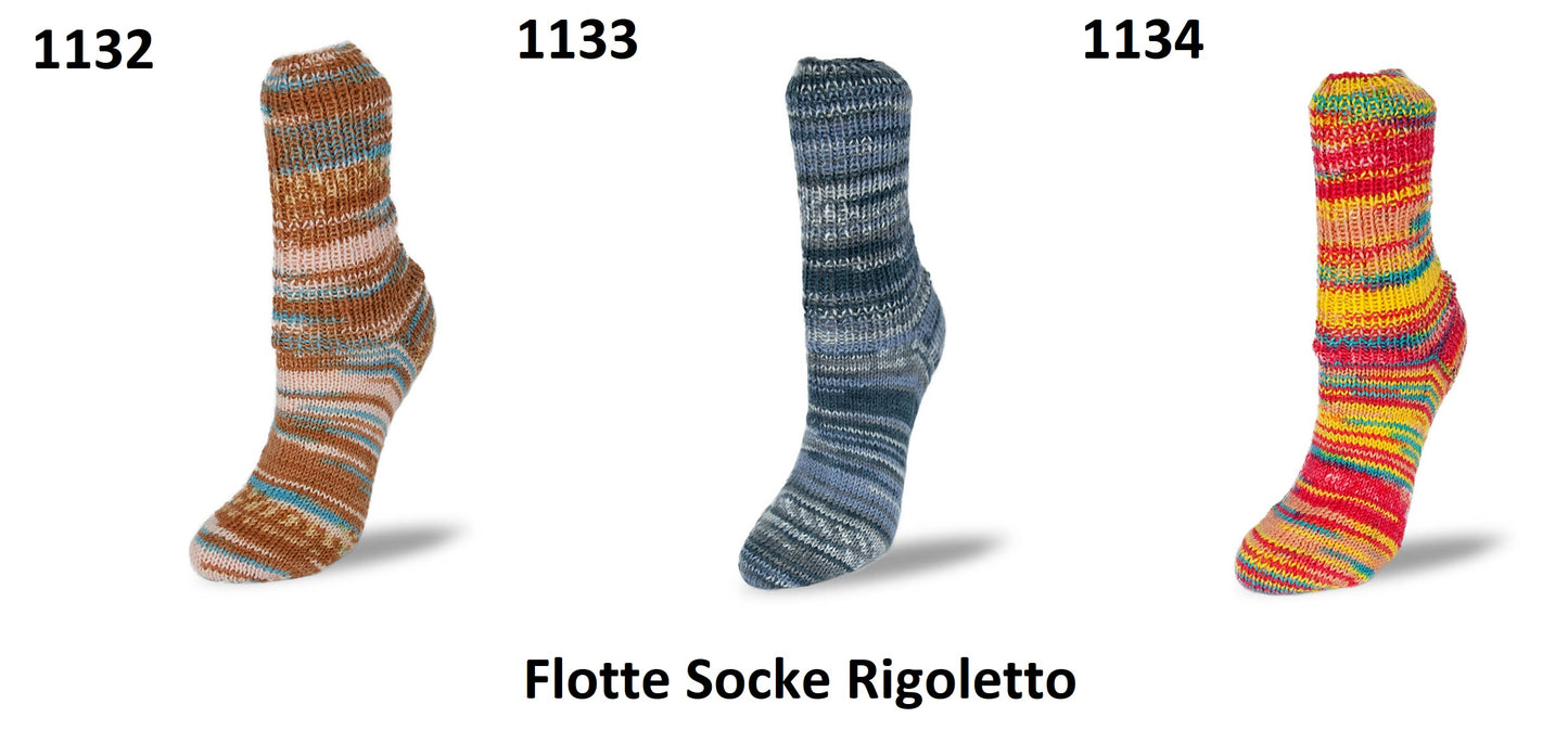 Rellana Flotte Socke Rigoletto Sockenwolle 4-fädig