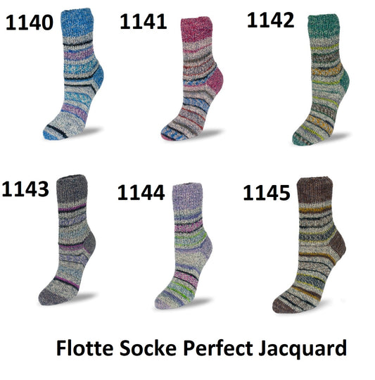 Rellana Flotte Socke Perfect Jacquard Sockenwolle 4-fädig