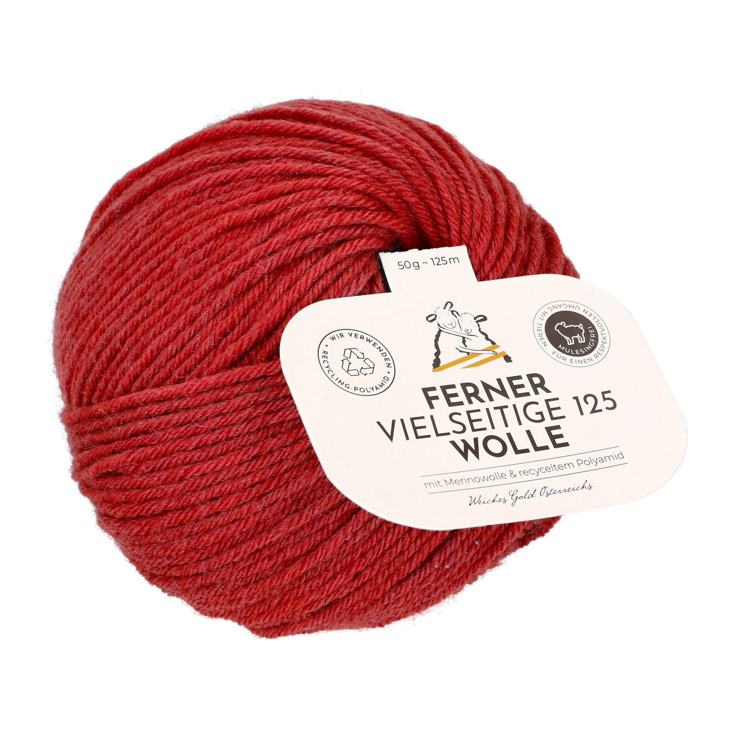 Ferner Wolle Lungauer Vielseitige 125 75 % Merino, 25 % Polyamid Socken und Pulloverwolle 50 g