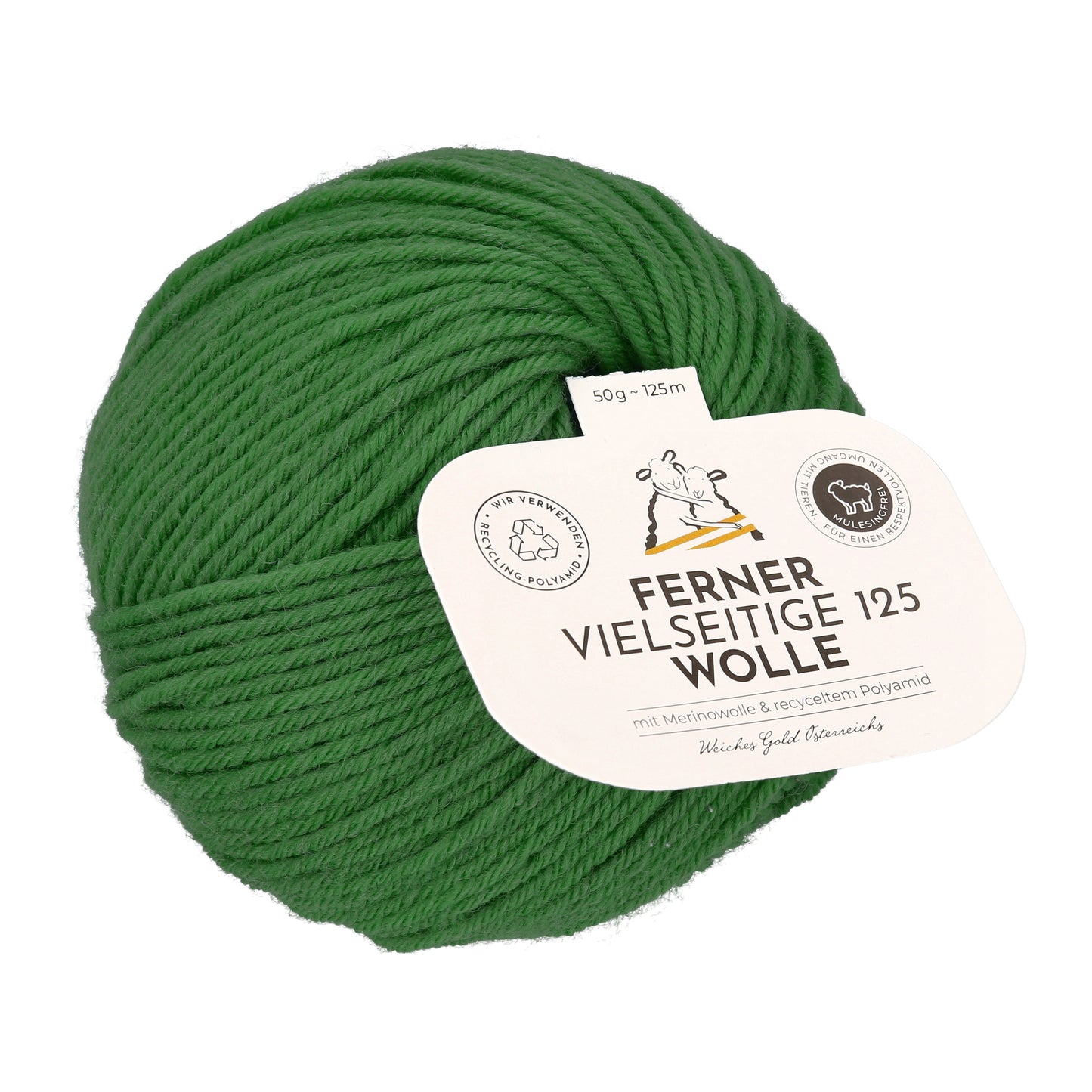 Ferner Wolle Lungauer Vielseitige 125 75 % Merino, 25 % Polyamid Socken und Pulloverwolle 50 g