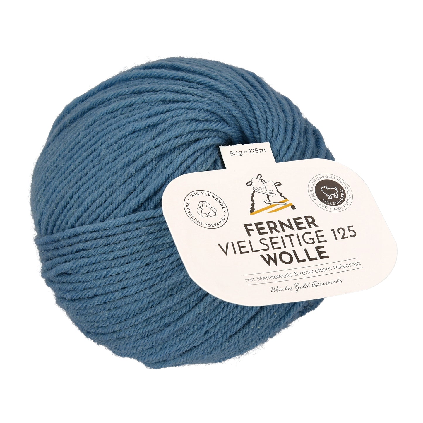 Ferner Wolle Lungauer Vielseitige 125 75 % Merino, 25 % Polyamid Socken und Pulloverwolle 50 g