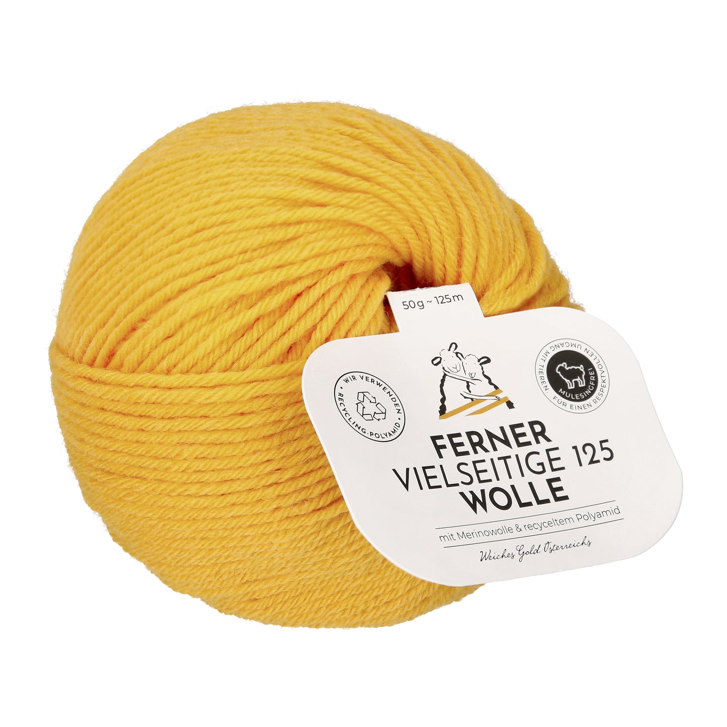 Ferner Wolle Lungauer Vielseitige 125 75 % Merino, 25 % Polyamid Socken und Pulloverwolle 50 g