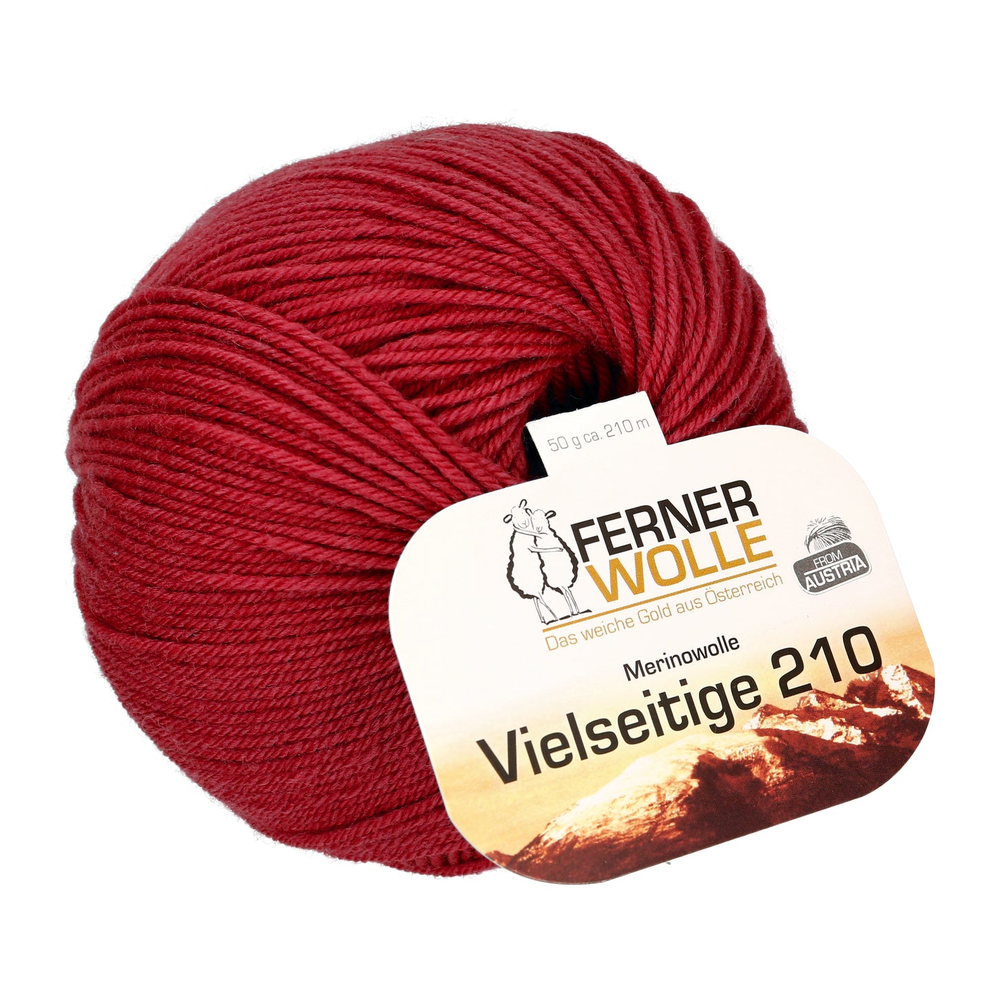 Ferner Wolle Lungauer Vielseitige 210 75 % Merino, 25 % Polyamid Socken und Pulloverwolle 50 g