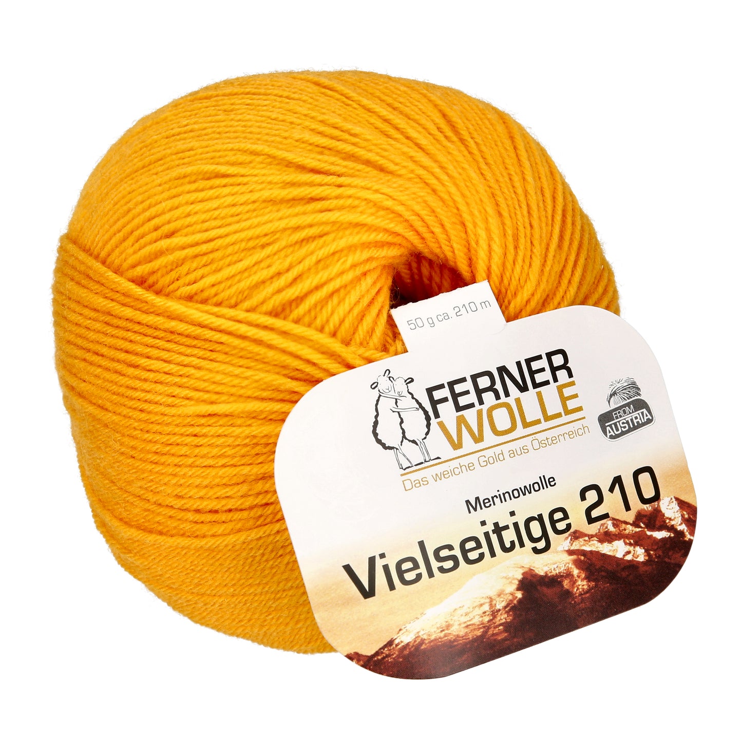 Ferner Wolle Lungauer Vielseitige 210 75 % Merino, 25 % Polyamid Socken und Pulloverwolle 50 g