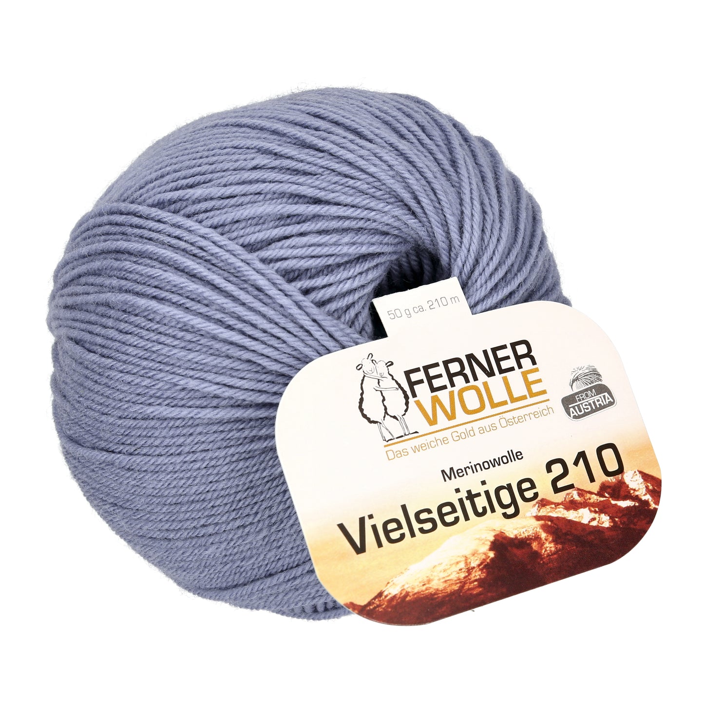 Ferner Wolle Lungauer Vielseitige 210 75 % Merino, 25 % Polyamid Socken und Pulloverwolle 50 g