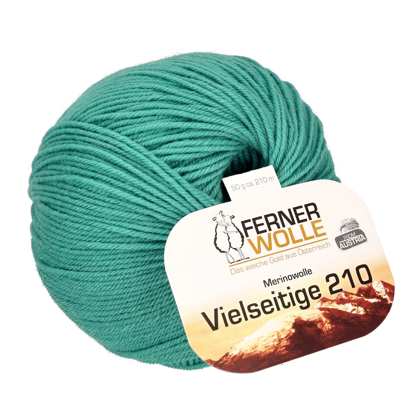 Ferner Wolle Lungauer Vielseitige 210 75 % Merino, 25 % Polyamid Socken und Pulloverwolle 50 g