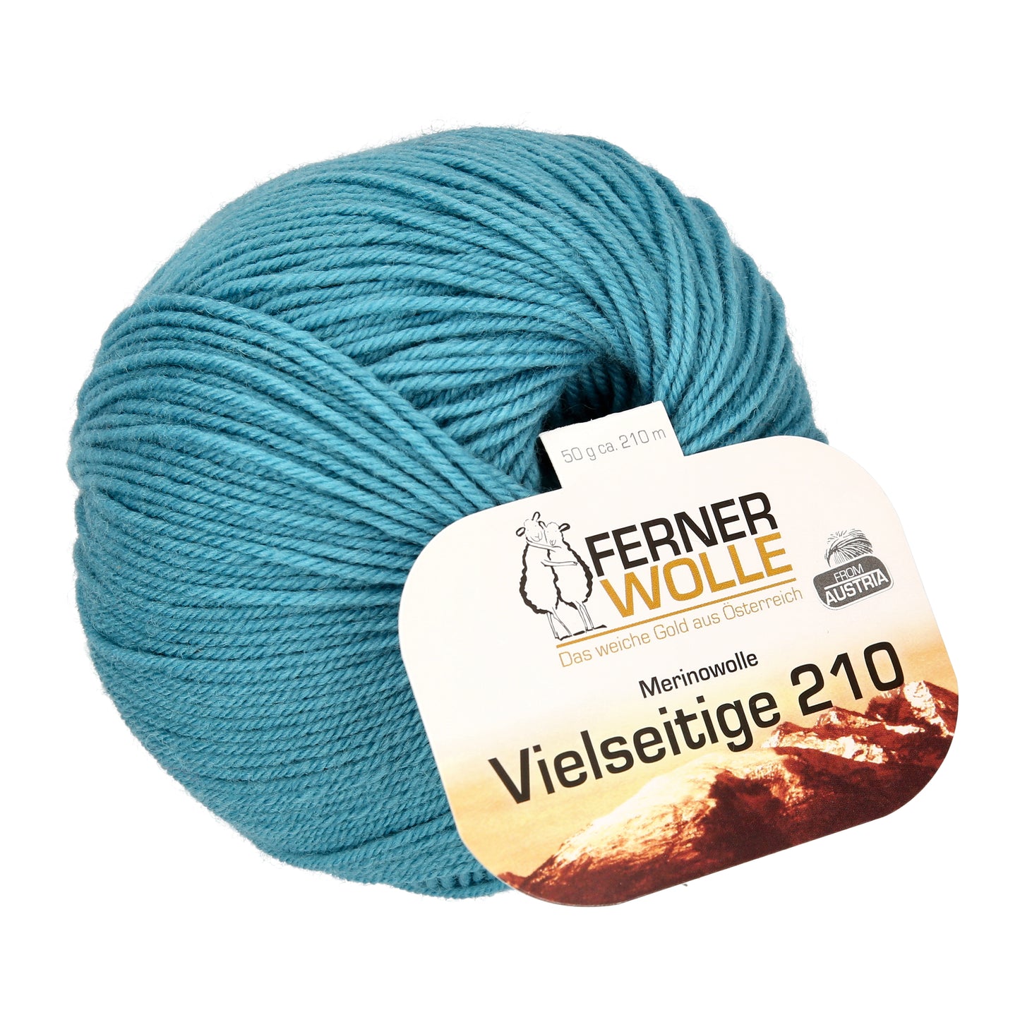 Ferner Wolle Lungauer Vielseitige 210 75 % Merino, 25 % Polyamid Socken und Pulloverwolle 50 g