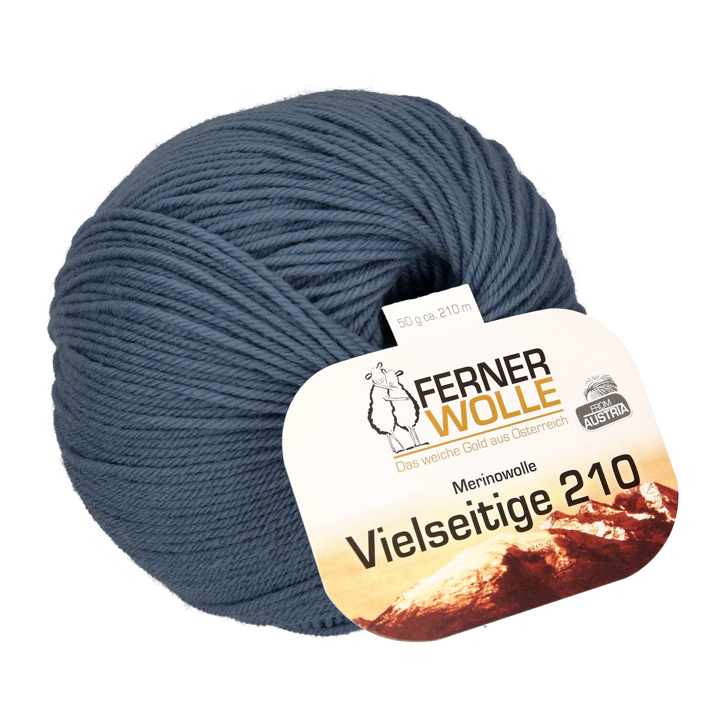 Ferner Wolle Lungauer Vielseitige 210 75 % Merino, 25 % Polyamid Socken und Pulloverwolle 50 g