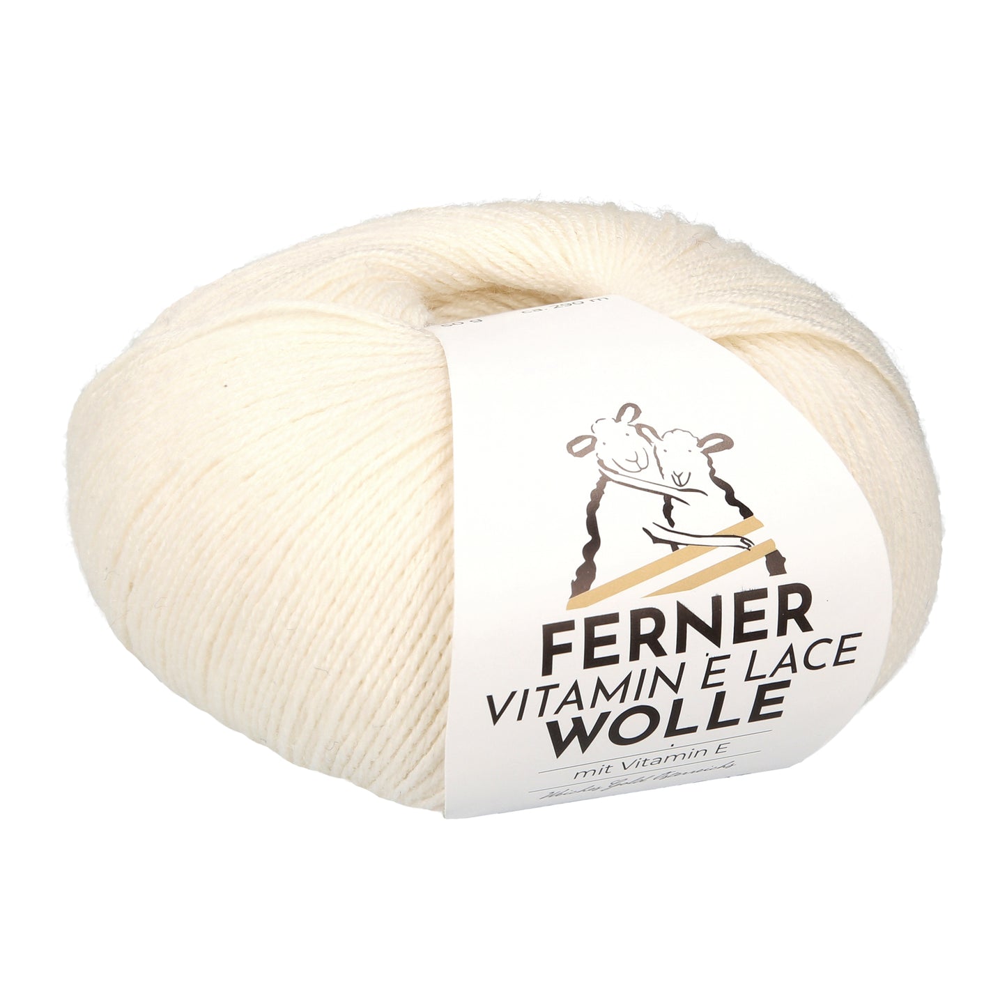 Ferner Wolle Vitamin E Lace 50 % Merino, 30 % Lyocell, 20 % Cellulose Vitamin E 50 g