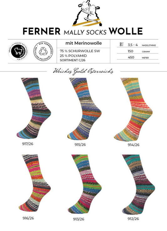 Ferner Wolle Mally Socks C/26