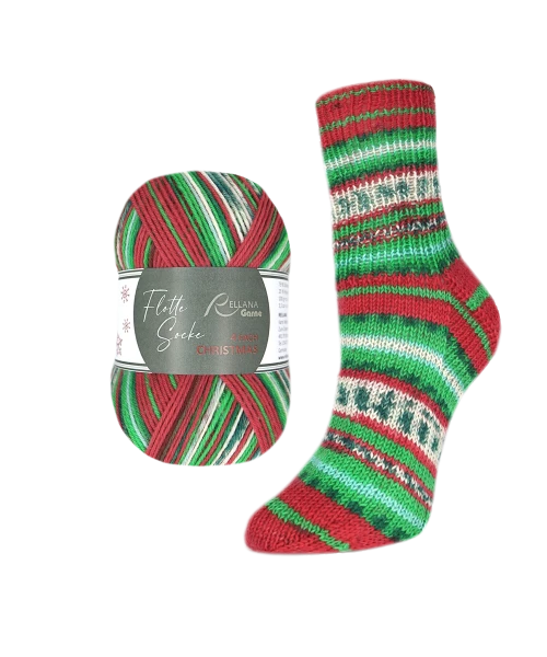 Rellana Flotte Socke  Christmas Sockenwolle 6-fädig 2026