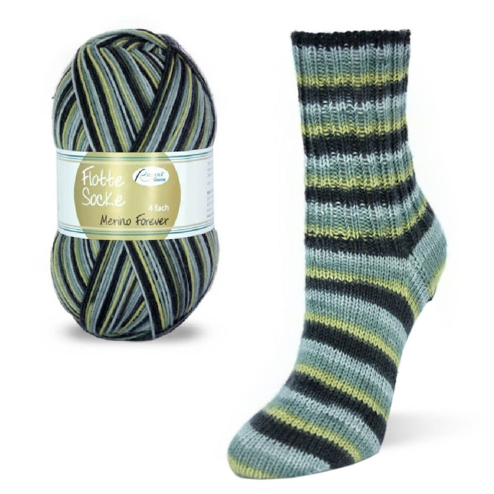 Rellana Flotte Socke Merino-Forever 4f. 100 g Sockenwolle