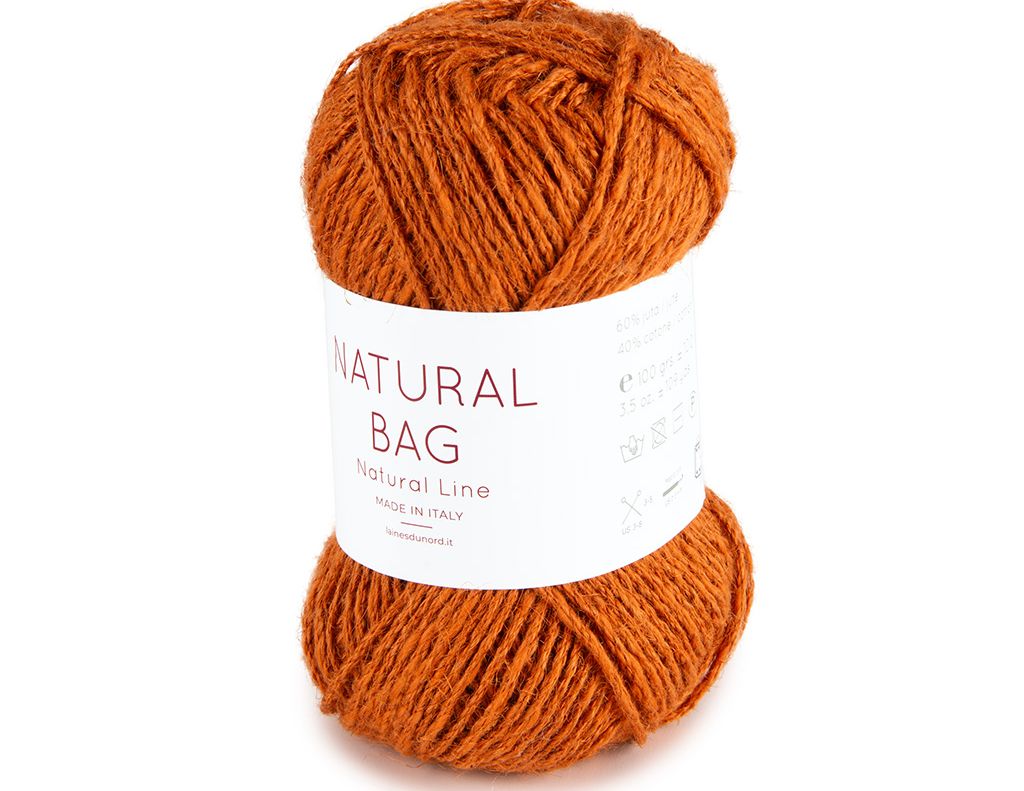 Laines du NORD Natural Bag 100 g  60 % Jute 40 % Baumwolle