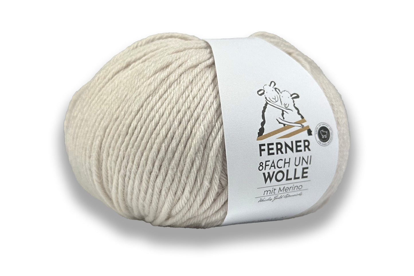 Ferner Wolle Sockenwolle 8-fädig Uni Merino