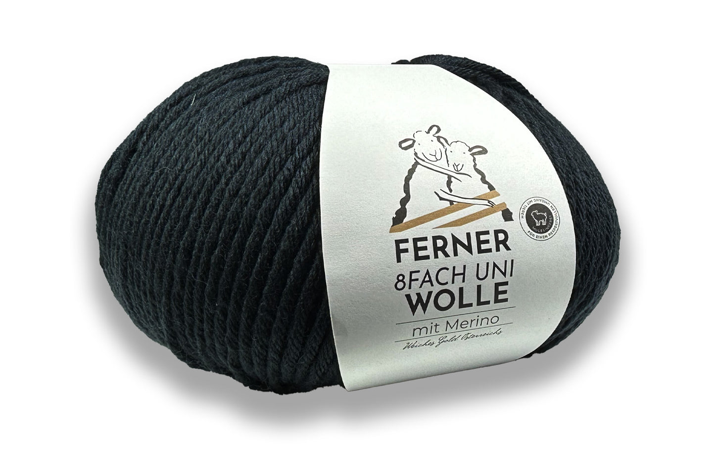 Ferner Wolle Sockenwolle 8-fädig Uni Merino