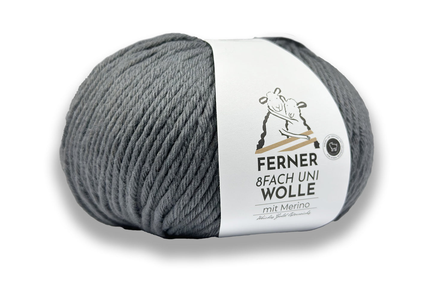 Ferner Wolle Sockenwolle 8-fädig Uni Merino