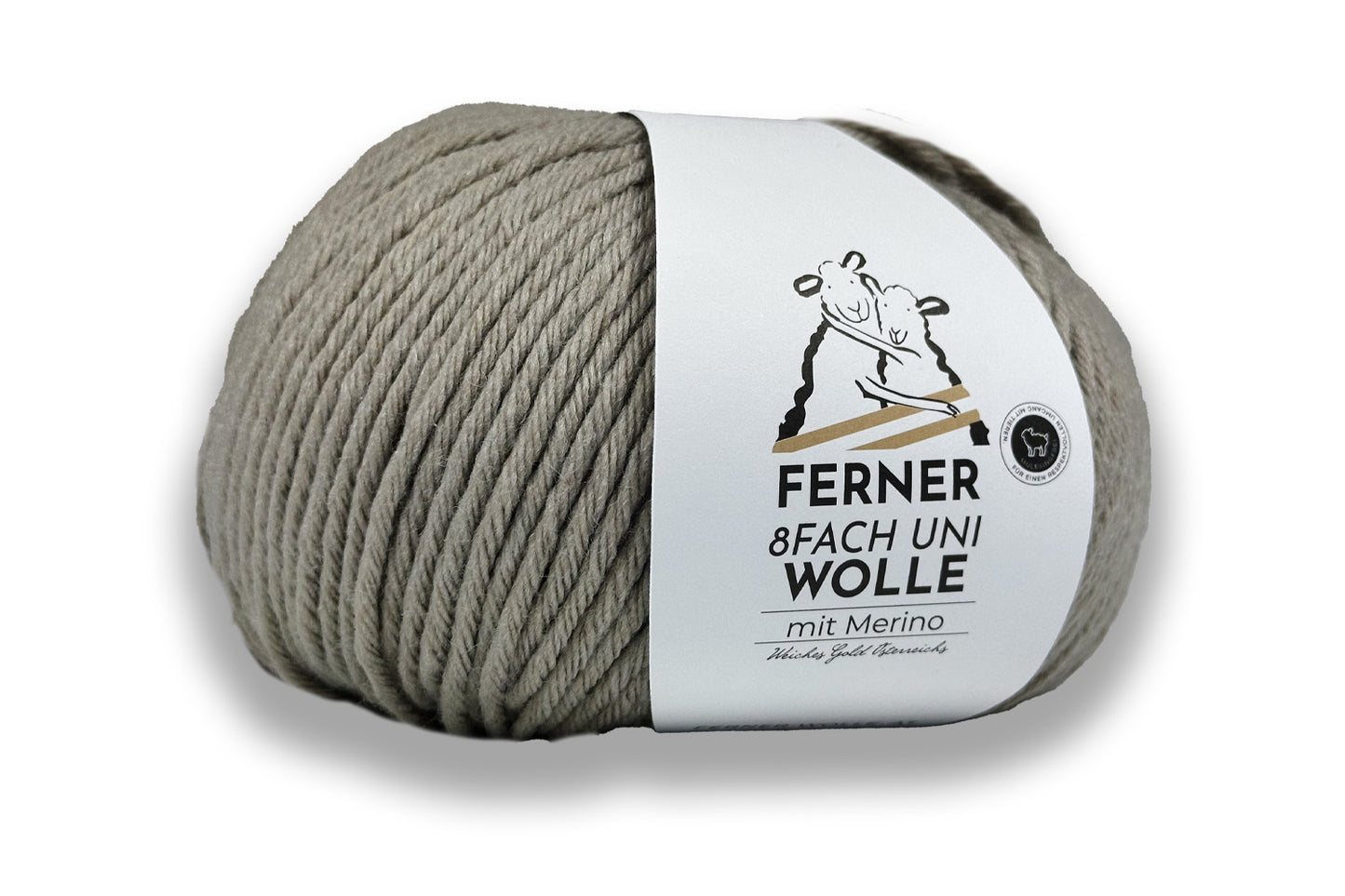 Ferner Wolle Sockenwolle 8-fädig Uni Merino