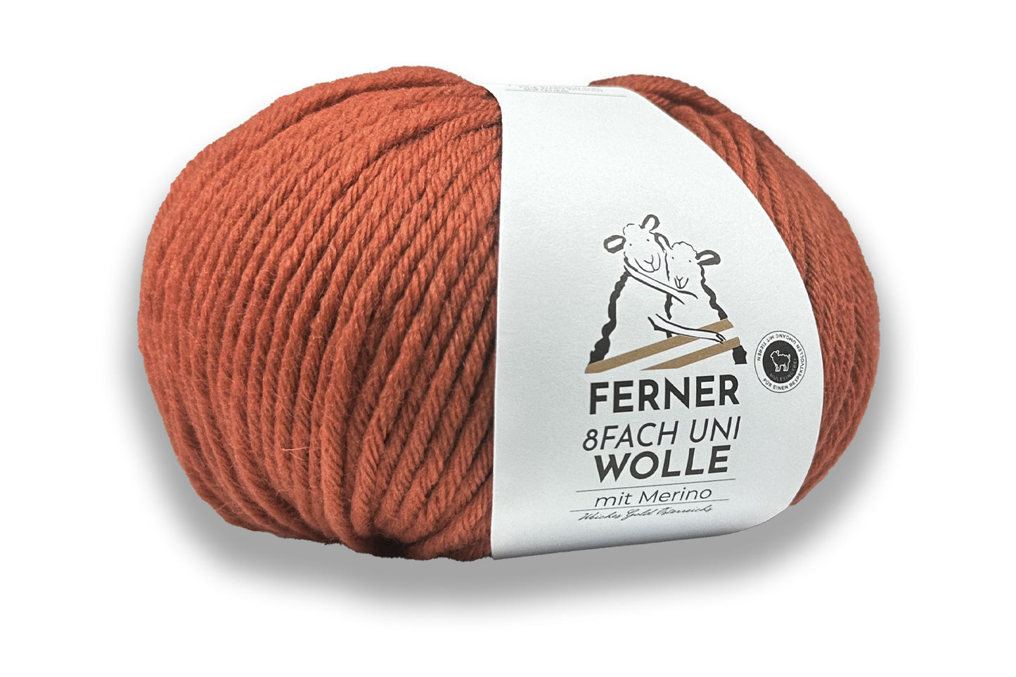 Ferner Wolle Sockenwolle 8-fädig Uni Merino