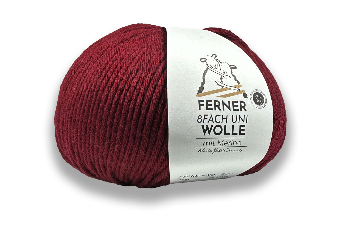 Ferner Wolle Sockenwolle 8-fädig Uni Merino