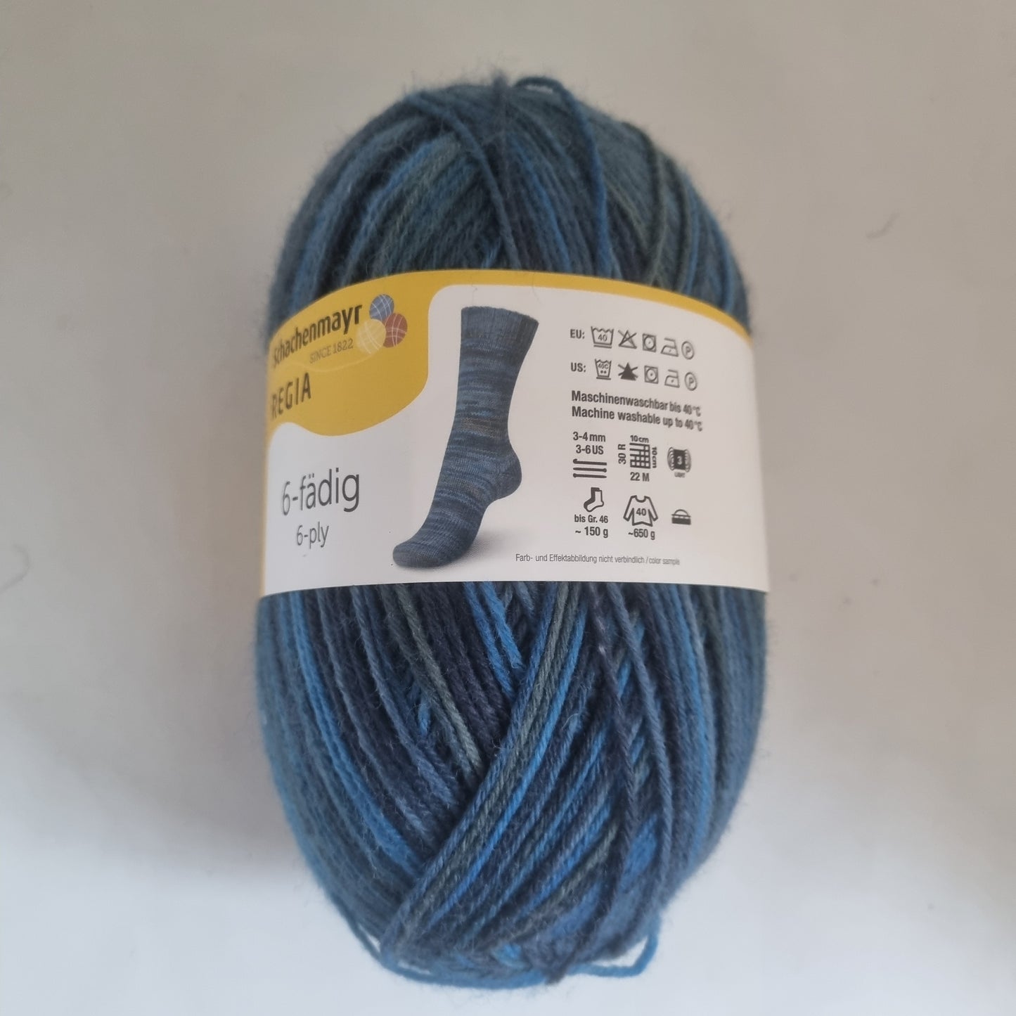 Regia 6fädige Sockenwolle Color