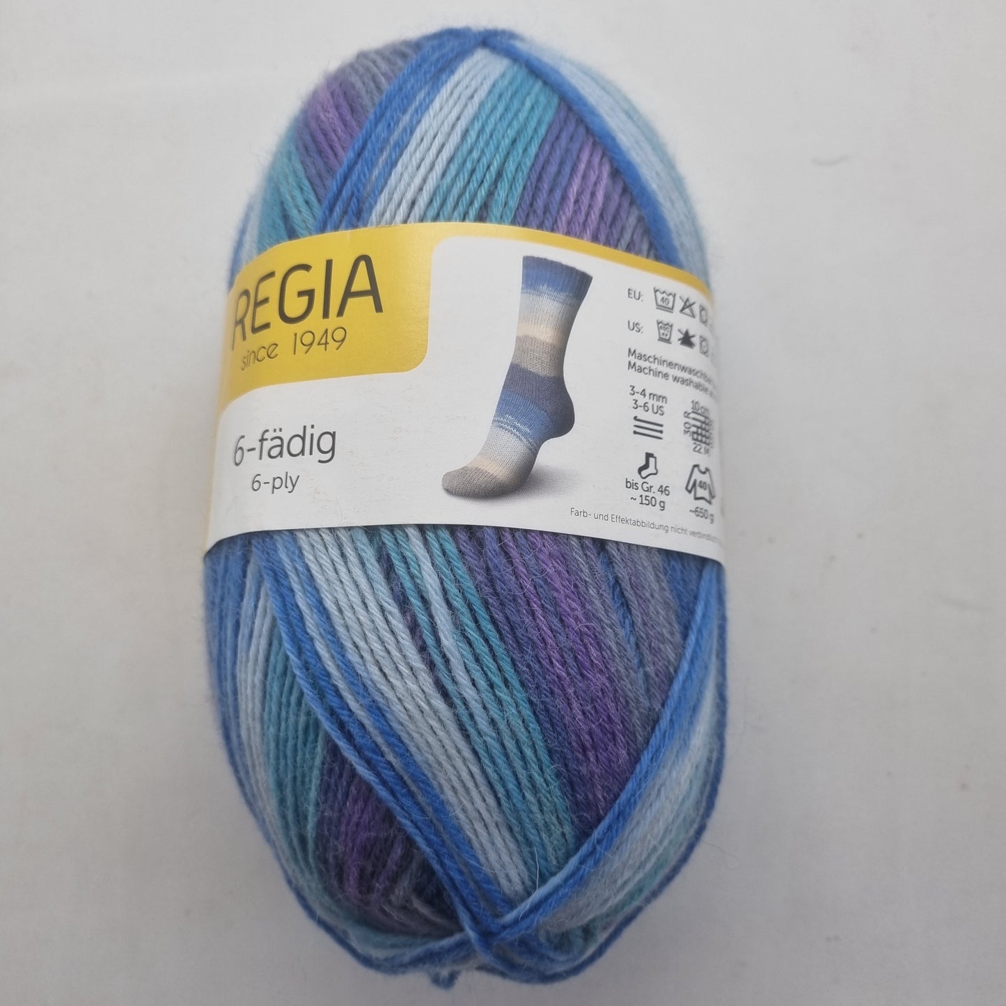 Regia 6fädige Sockenwolle Color