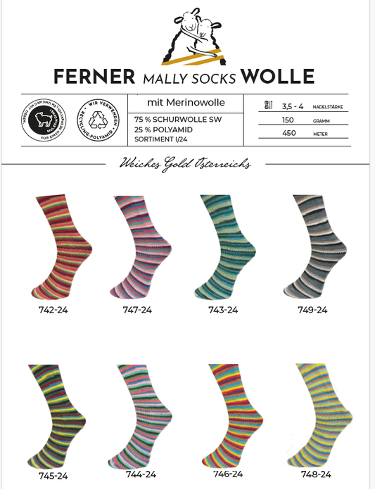 Ferner Wolle Mally Socks I/24