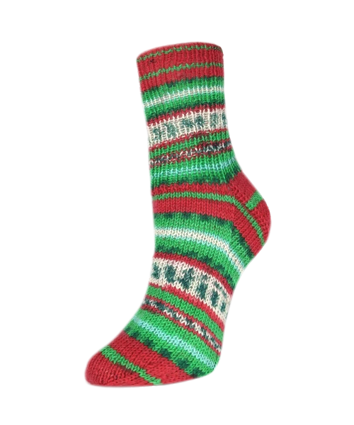 Rellana Flotte Socke  Christmas Sockenwolle 4-fädig 2026