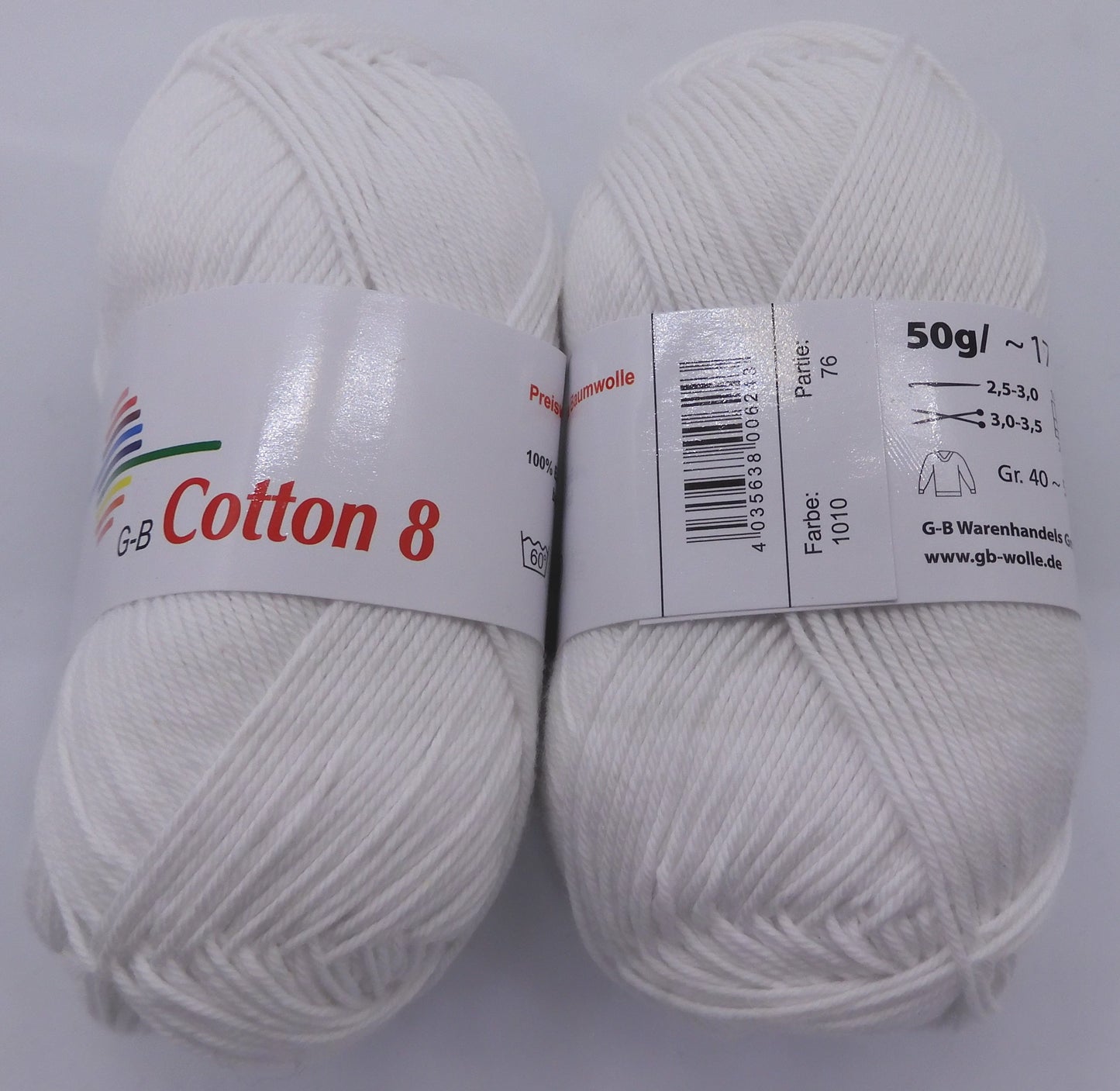 G-B Baumwolle Cotton 8 170 m/50 g