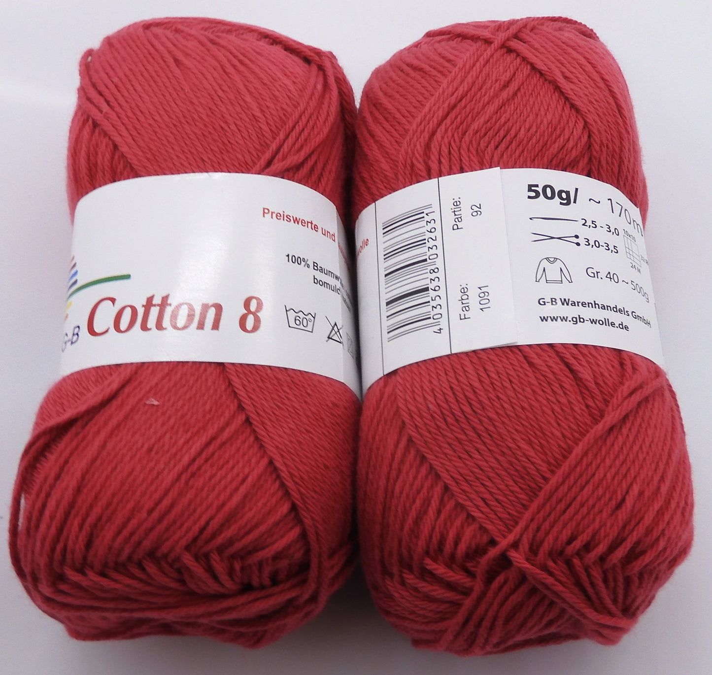 G-B Baumwolle Cotton 8 170 m/50 g