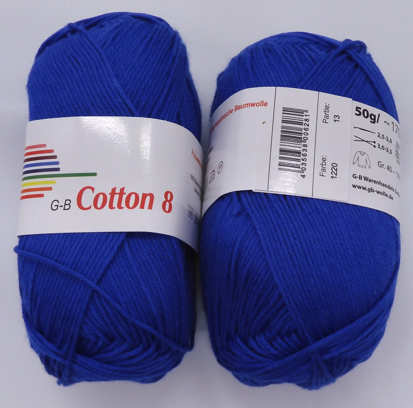 G-B Baumwolle Cotton 8 170 m/50 g