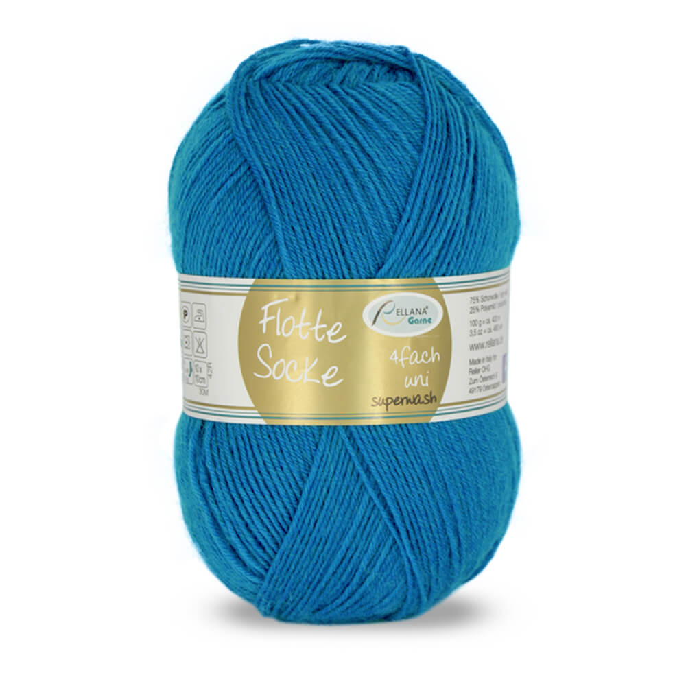 Rellana Flotte Socke Uni 4f. 100 g Sockenwolle