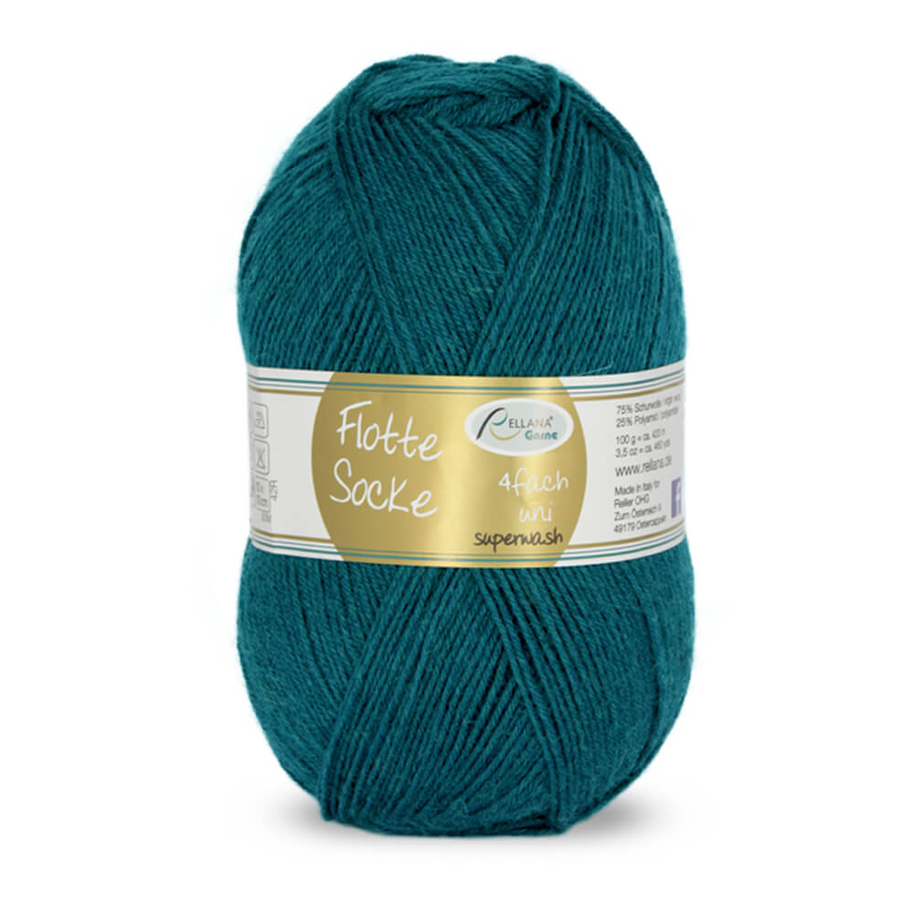 Rellana Flotte Socke Uni 4f. 100 g Sockenwolle