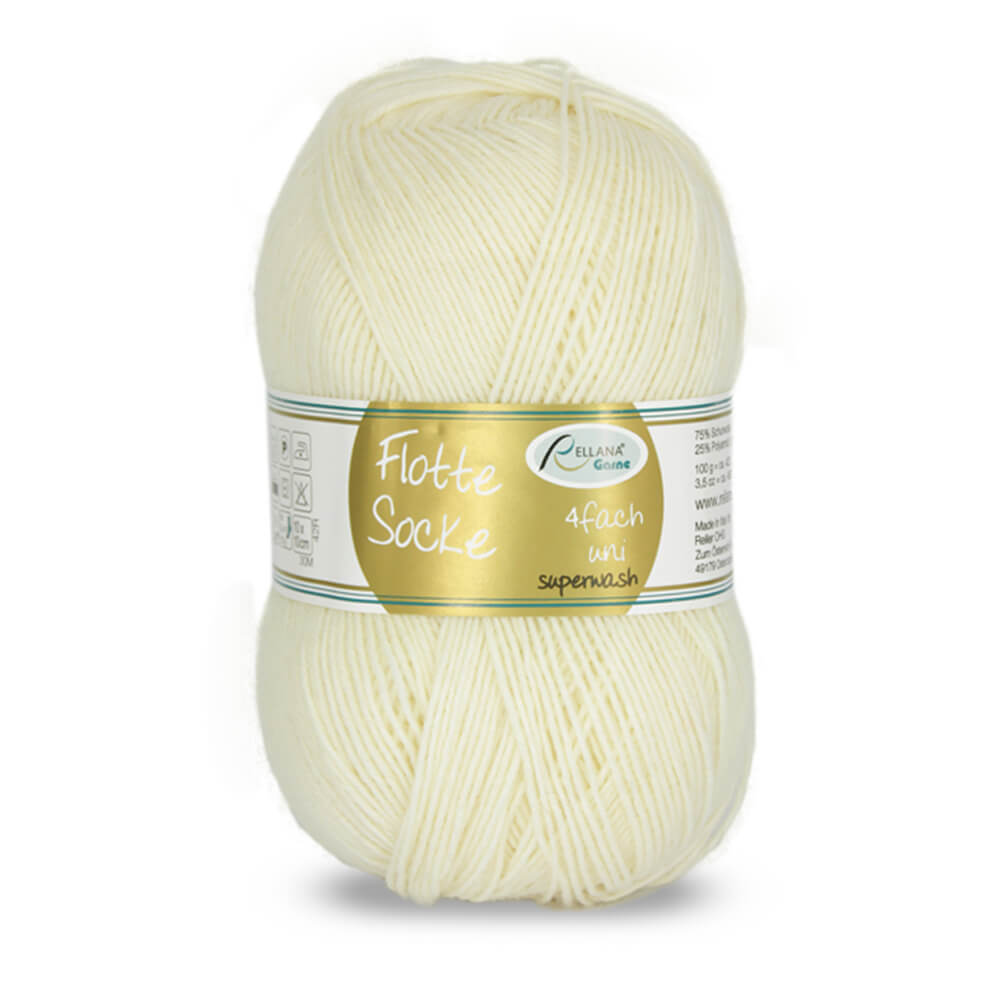 Rellana Flotte Socke Uni 4f. 100 g Sockenwolle