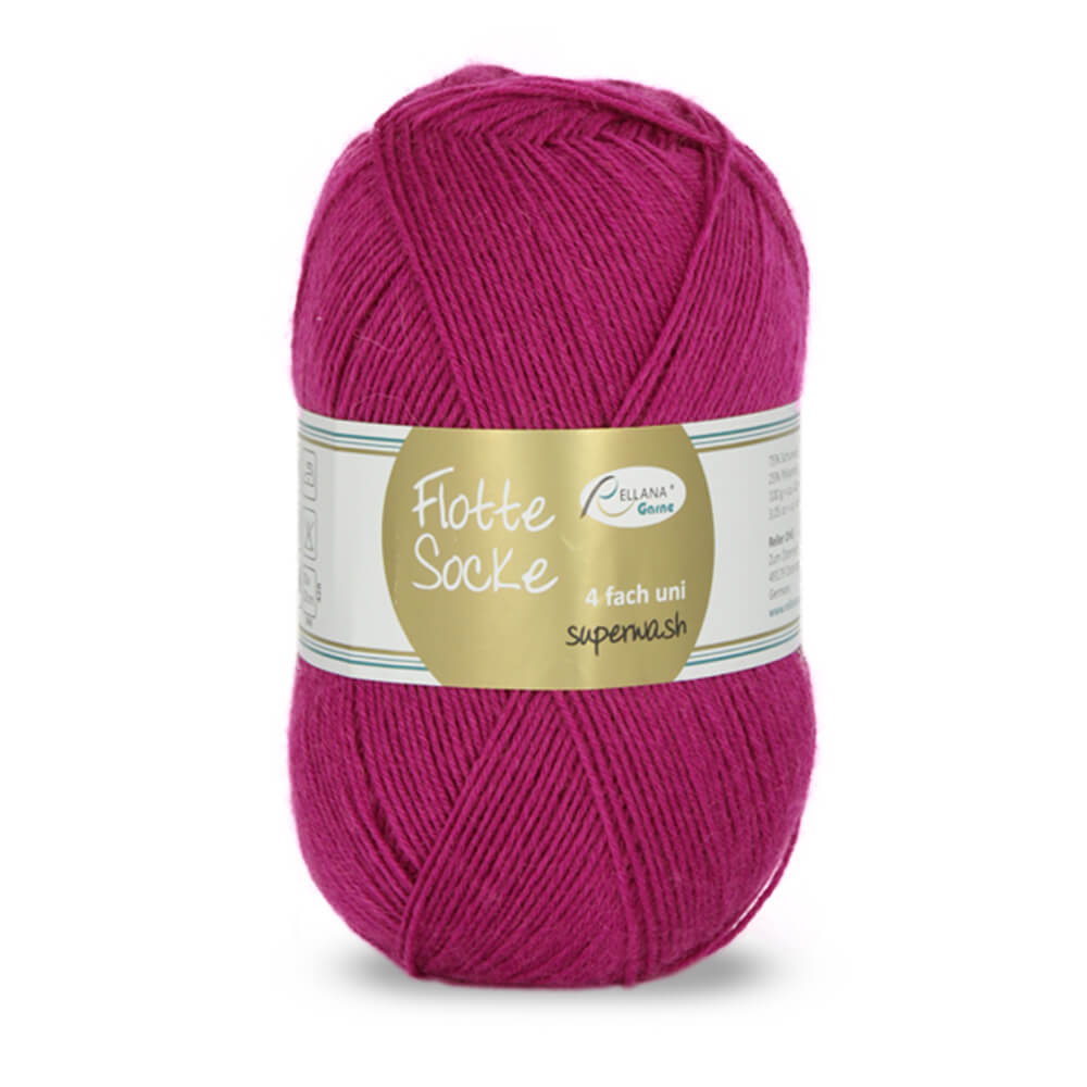 Rellana Flotte Socke Uni 4f. 100 g Sockenwolle