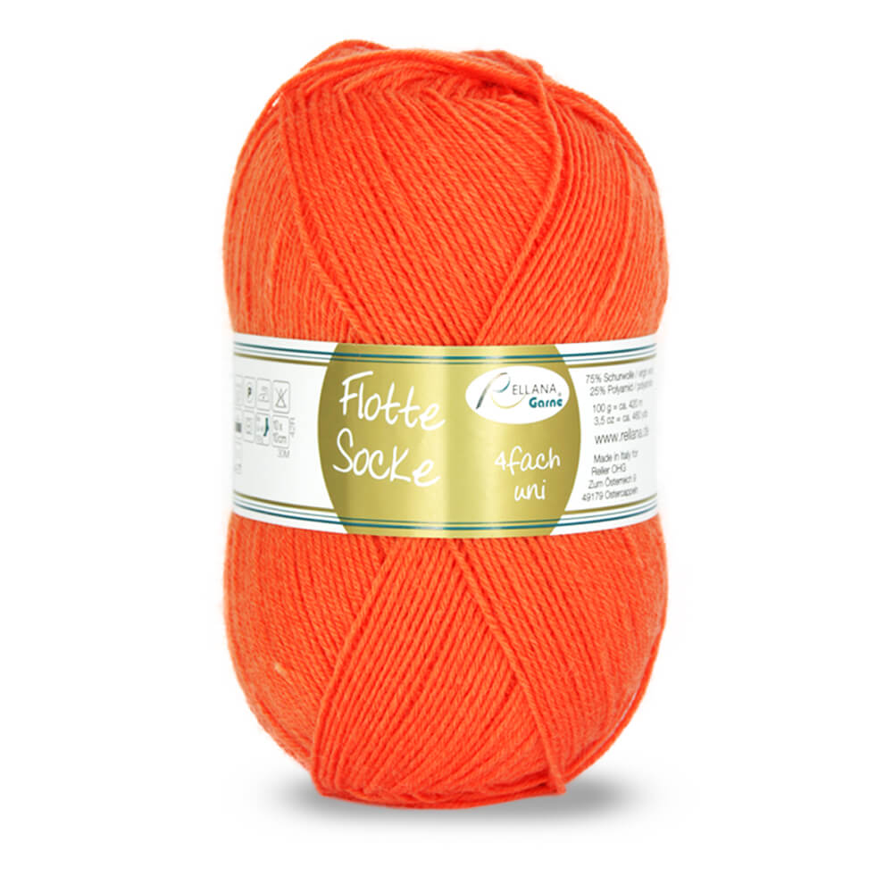 Rellana Flotte Socke Uni 4f. 100 g Sockenwolle