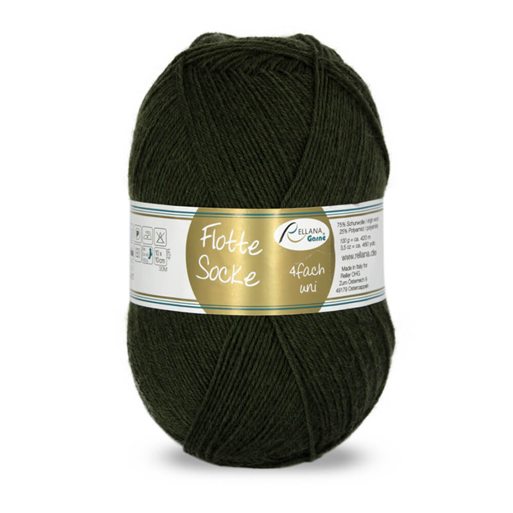 Rellana Flotte Socke Uni 4f. 100 g Sockenwolle